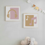 Quadro Music Rosa - Imagem 2