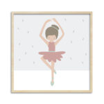 Quadro Bailarina Rosa