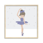 Quadro Bailarina Roxa