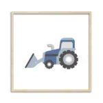 Quadro Construção Azul