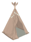Bloco 3d Tenda infantil Tipi Colorida