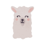 Bloco 3d tapete Smile Like a Llama