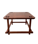 Mesa Pequi jatobá e latão