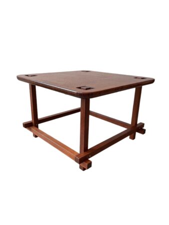 Mesa Pequi jatobá e latão - Imagem 3