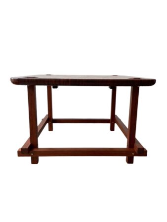 Mesa Pequi jatobá e latão - Imagem 4