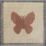 Quadro Borboleta Bordado