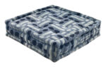 Assento Moov Turco Azul com Pétalas 75 x 75 cm • SALE