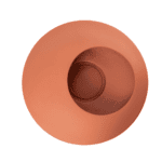 Vaso Disco Terracota - Imagem 2