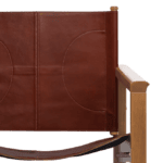 capa poltrona Peg Lev Vaqueta Flor de Couro Chocolate • SALE