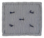 pufe Turco Ecolona Marinho/Cru 47 x 41 cm • SALE - Imagem 2