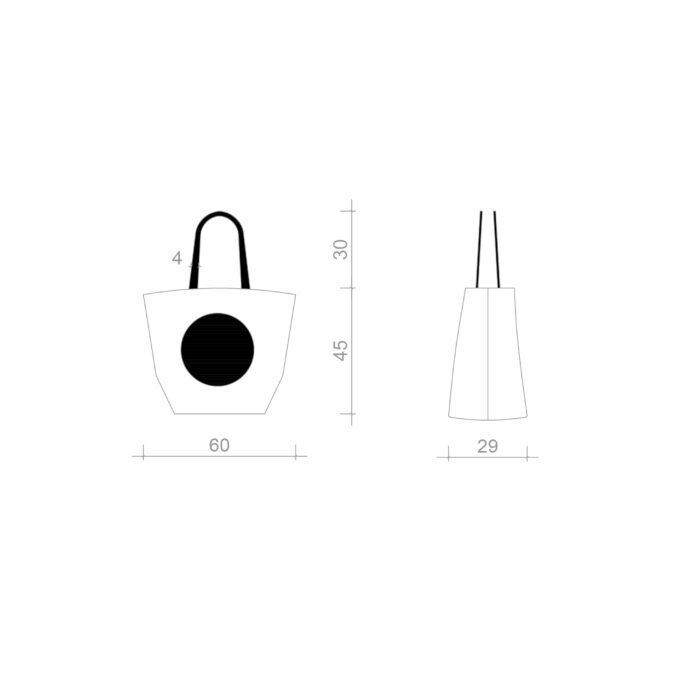 bolsa quadrada de lona 5 5 deezign