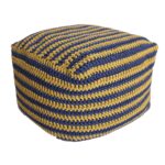 puff Puff Quadrado Listra Horizontal Outdoor 40x50x50