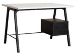 Mesa Turing granilite e madeira 109 x 80 cm