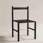 Cadeira Rose - Alta Shou sugi ban e latão - Imagem 2