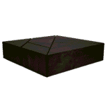 Mesa de Centro Tiradentes madeira em técnica shou sugi ban