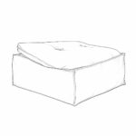 Futon Pufe Sharp Lonita