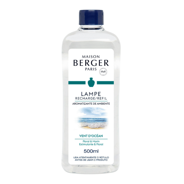 Lampe Berger Corali Verte + Refil Vent d'Océan 500ml - Imagem 4